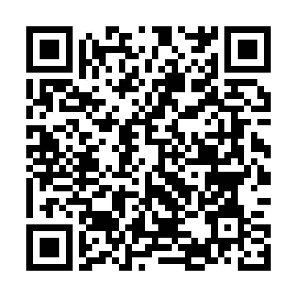 QR code to the registration